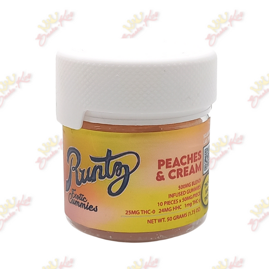 Runtz Peach Cream THC Gummies